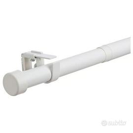 3 set bastoni per tenda, bianco, 120 - 210cm