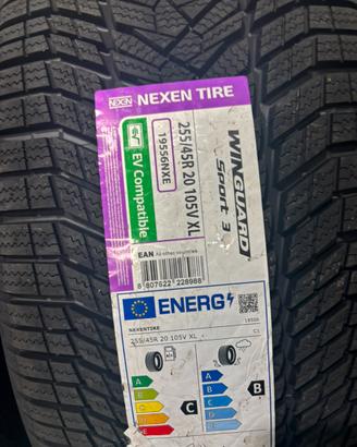 4 gomme invernai 255/45/20 105/v