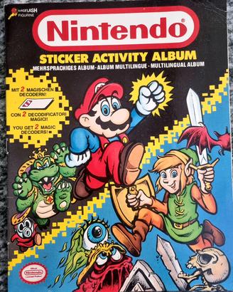 Nintendo Sticker Activity Album 1992 - Mario Zelda