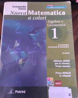 Libro di matematica classe 1- istituto tecnico -
