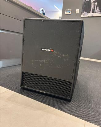 Subwoofer attivo Proel SW115A da 15 pollici