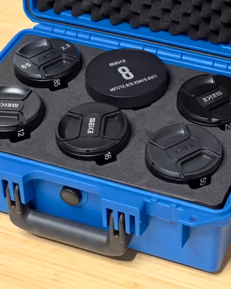 Set lenti Meike Micro 4/3 – Completo + Valigia