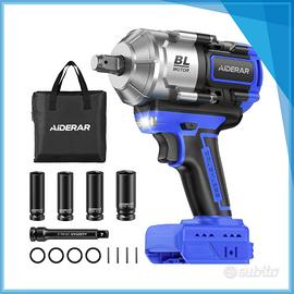 Avvitatore impulsi senza fili 1500 Nm luce LED 18V