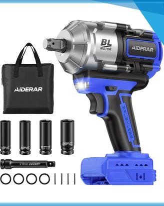 Avvitatore impulsi senza fili 1500 Nm luce LED 18V