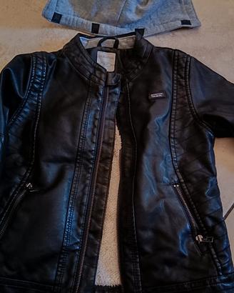 giacca in pelle bambino 9 anni 