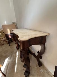 Console con marmo antico