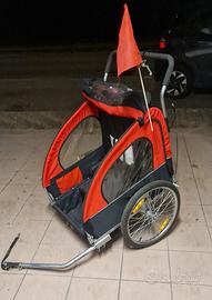 carrello posteriore bambino bici 