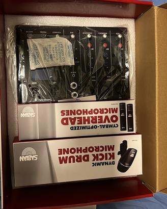 mixer + set microfoni Sabian