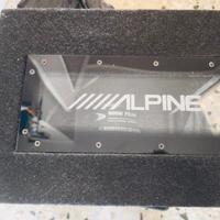 Subwoofer Alpine 12” con ampli TP Racing 800 W