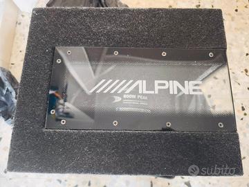 Subwoofer Alpine 12” con ampli TP Racing 800 W