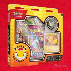 Collezione Pokemon Day 2026 - 3 Buste e Pikachu IT