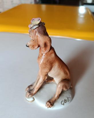 CAGNOLINO CAPODIMONTE ANNI 50 FIRMATO G.CAPPE'