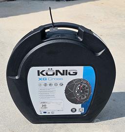 Catene da neve nuove König XG Cross gruppo  243