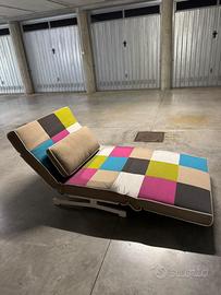 Divano letto poltrona letto Tuoni Super Quadri