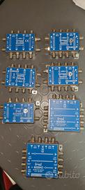 MULTISWITCH + PARTITORI DI COLONNA SATELLITARI