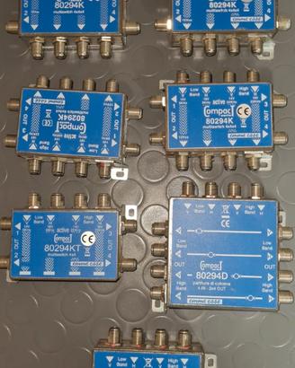 MULTISWITCH + PARTITORI DI COLONNA SATELLITARI