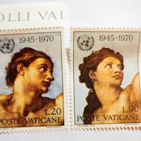 2 Francobolli del Vaticano.