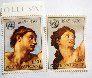 2 Francobolli del Vaticano.