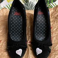 Replay scarpe con zeppa 5 cm in camoscio ottime 35