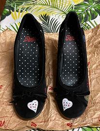 Replay scarpe con zeppa 5 cm in camoscio ottime 35