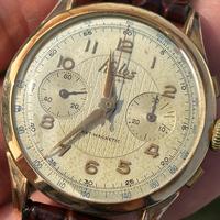 Cronografo Vintage Kalos Oro 18 kt Oversize