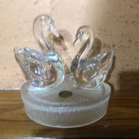 Coppia di cigni  in cristallo RCR