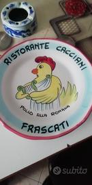tre piatti arredamento e da collezione 