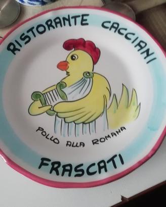 tre piatti arredamento e da collezione 