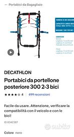 Portabici da portellone posteriore 300 2-3 bici