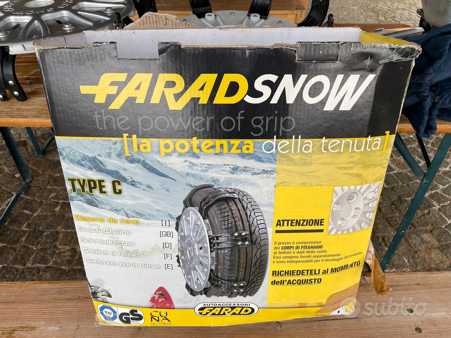 Catene da neve Farad Snow Type C - Accessori Auto In vendita a Cuneo