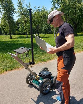 Software georadar/GPR con GPS