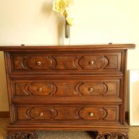 Cassettiera secrétaire legno massello