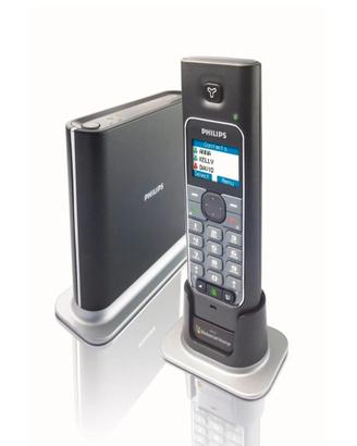 Cordless dual-line Philips VoIP 433,