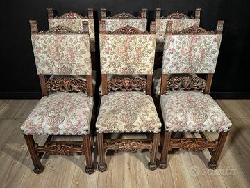 Antiche Sedie Intagliate