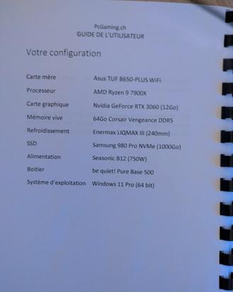 PC gaming/design RAM 64 GB + Nvidia GeForce RTX 