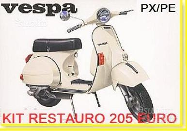 VESPA PX 125 150 200 KIT Restauro Accessori P X E