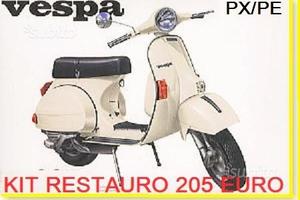VESPA PX 125 150 200 KIT Restauro Accessori P X E