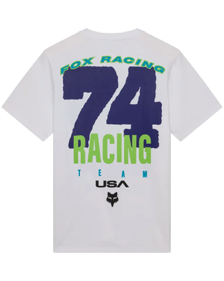 fox racing usa maglietta bianca nuova 2026 summer