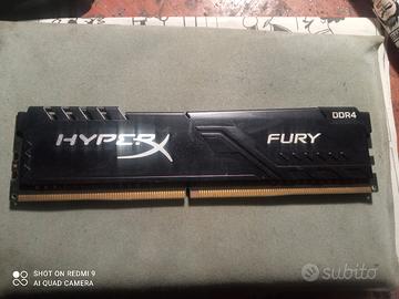 Kingston ram ddr4 hyperx Fury 2400 8 gb