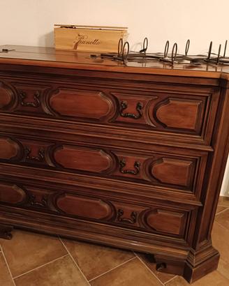 Cassettiera con scrittoio a scomparsa + comodini