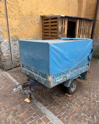 Carrello appendice frenato con centina