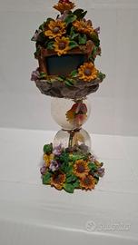 Carillon globo musicale fatine e fiori