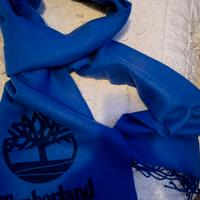 Timberland Blu Sciarpa con logo stampato Uomo