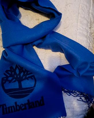 Timberland Blu Sciarpa con logo stampato Uomo