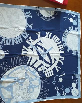 CARTIER CARRE' 65  FOULARD DONNA NUOVO ORIGINALE -