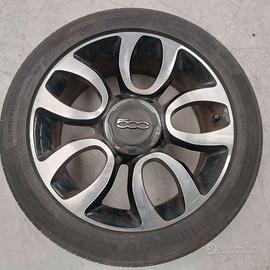 Set 4 cerchi originali FIAT 500L gomme 225/45 R17