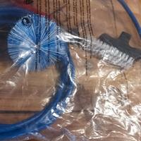 scovolo sonda per pulizia tubi camino nuovo 3mt