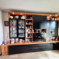 Soggiorno in legno rovere