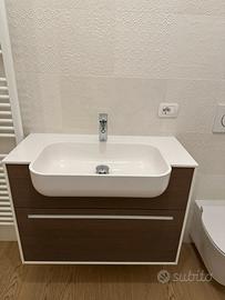 Lavandino Mobile Sospeso Bagno Arbi Rovere