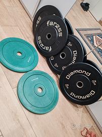 dischi bumper palestra 